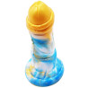 F*CK MY COLOR Gode Nox 18 x 6cm Doré-Bleu